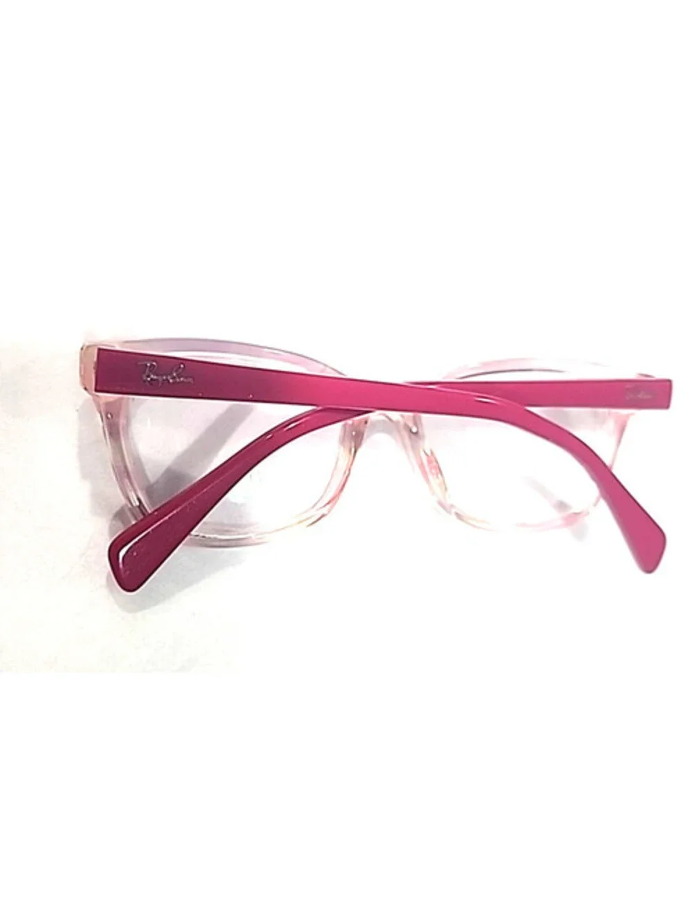 Ray Ban RB1591 3806 Girls Kids Clear Pink Eyeglasses 48-16 130